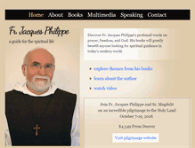 Tablet Screenshot of frjacquesphilippe.com